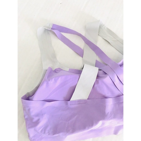 Calie | Youth Girls Bralette Bra Size S Purple Padded Criss Cross Stretch Cutout - Picture 3 of 6